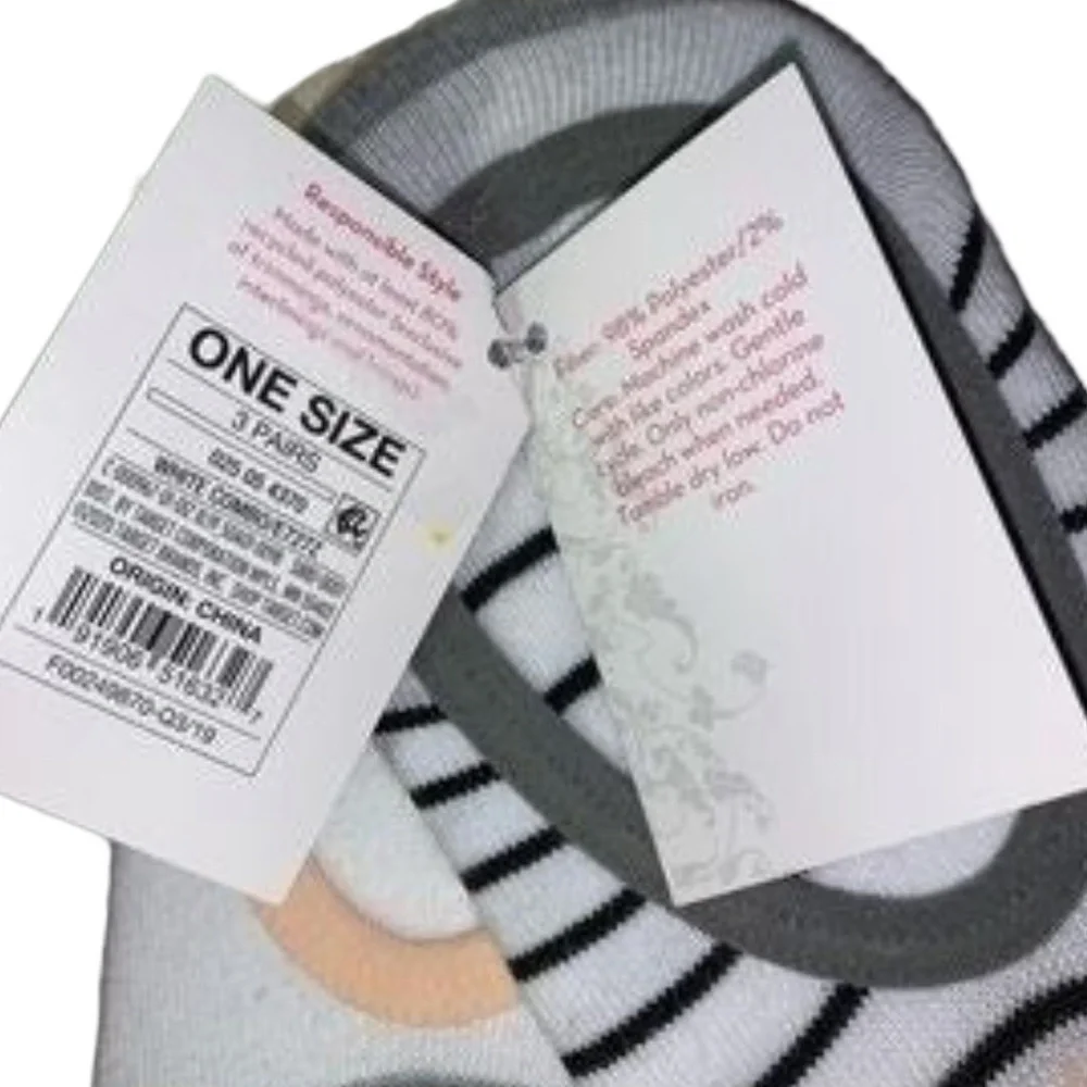 A New Day Xhilaration Assorted 7-Pack Socks Shorts Multicolor Ankle Liner Cozy‎
